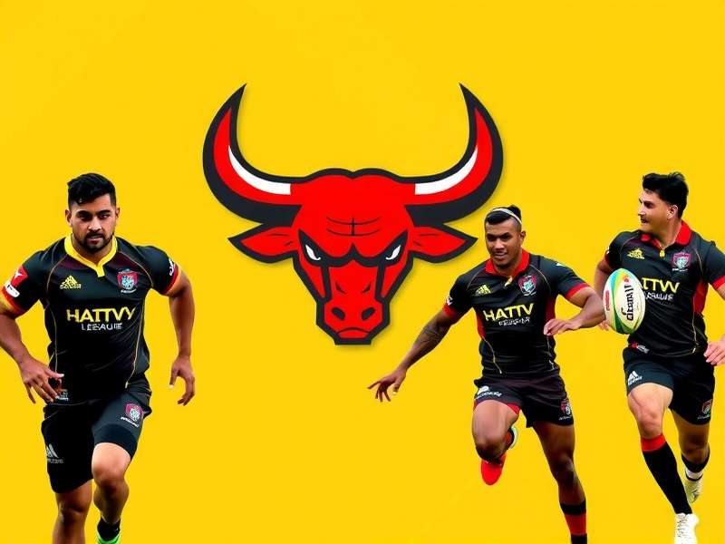 Bangalore Bulls - Indian Rugby League Bangalore Bulls team logo and players