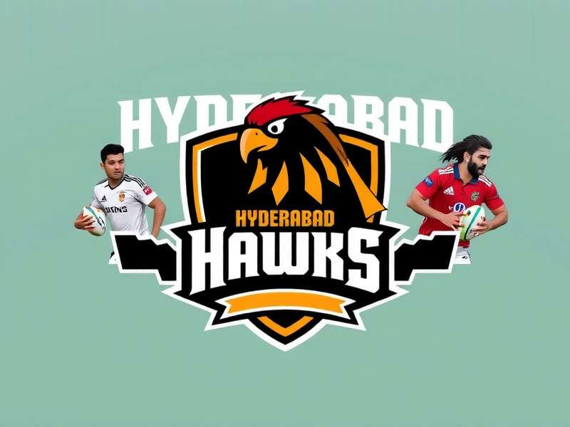Hyderabad Hawks - Indian Rugby League Hyderabad Hawks team logo and players