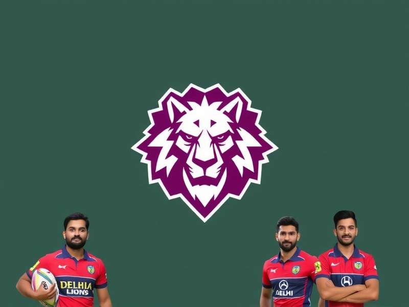 Delhi Lions - Indian Rugby League Delhi Lions team logo and players